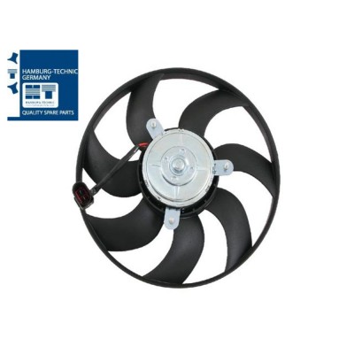 Radiator fan motor,200w/295mm,right,